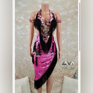 NEW HODA ZAKI MADE IN EGYPT PROFESSIONAL BELLYDANCE SALSA COSTUME